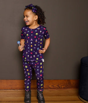 Front Opening Romper in Game On