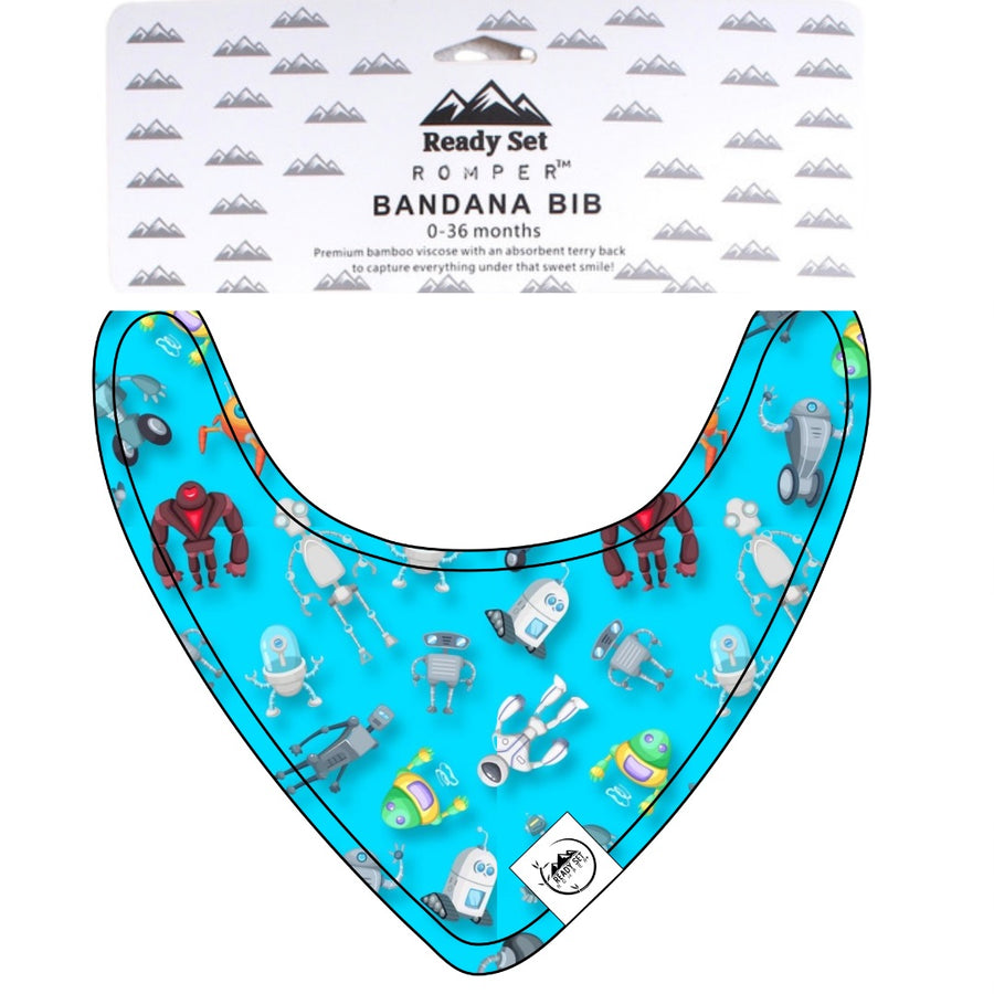 Bib in Robots | Bamboo Viscose