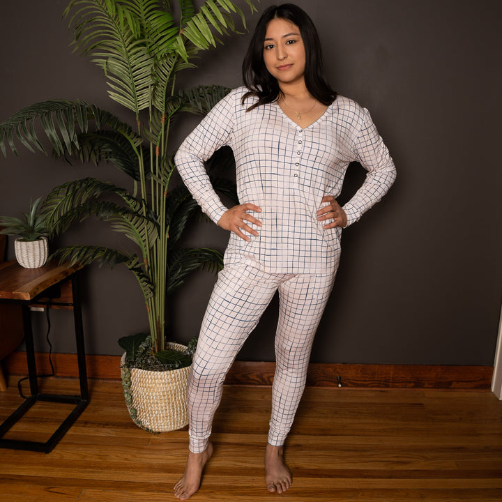 Women’s 2 pc set in Off the Grid | Bamboo Viscose