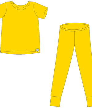 2 pc Loungewear Set in Sunshine | Bamboo Viscose