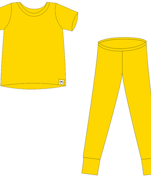 2 pc Loungewear Set in Sunshine