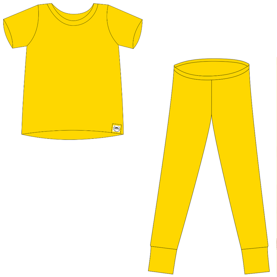 2 pc Loungewear Set in Sunshine | Bamboo Viscose