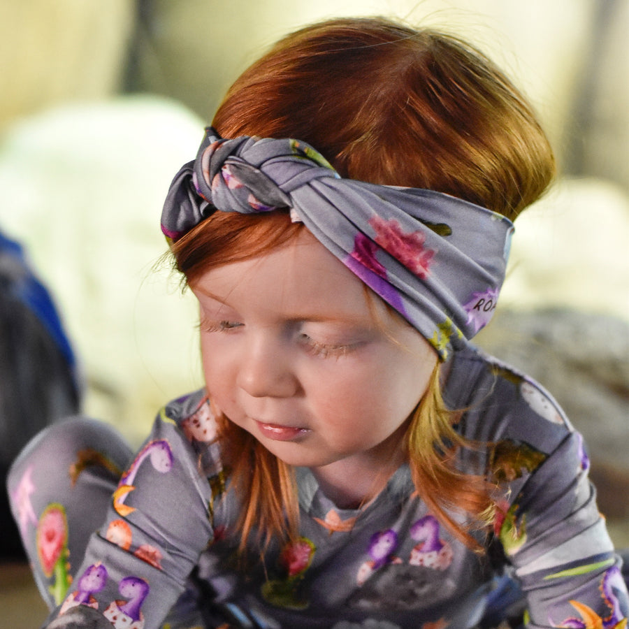 Headwrap in Prehistoric Pals | Bamboo Viscose