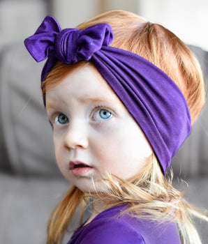 Headwrap in Grape