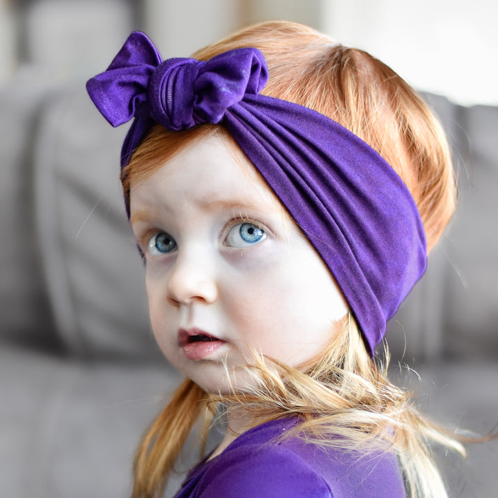 Headwrap in Grape | Bamboo Viscose