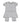 Front Opening Twirl Shortie Romper in Heathered Grey