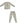 Women’s 2 pc Loungewear Set in Green Arrows