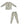 Women’s 2 pc Loungewear Set in Green Arrows | Bamboo Viscose