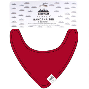 Bib in Holly Berry | Bamboo Viscose