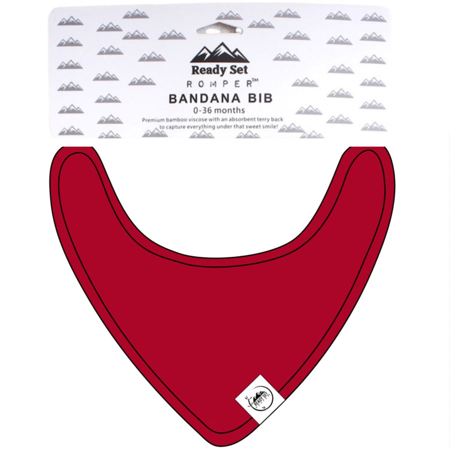 Bib in Holly Berry | Bamboo Viscose