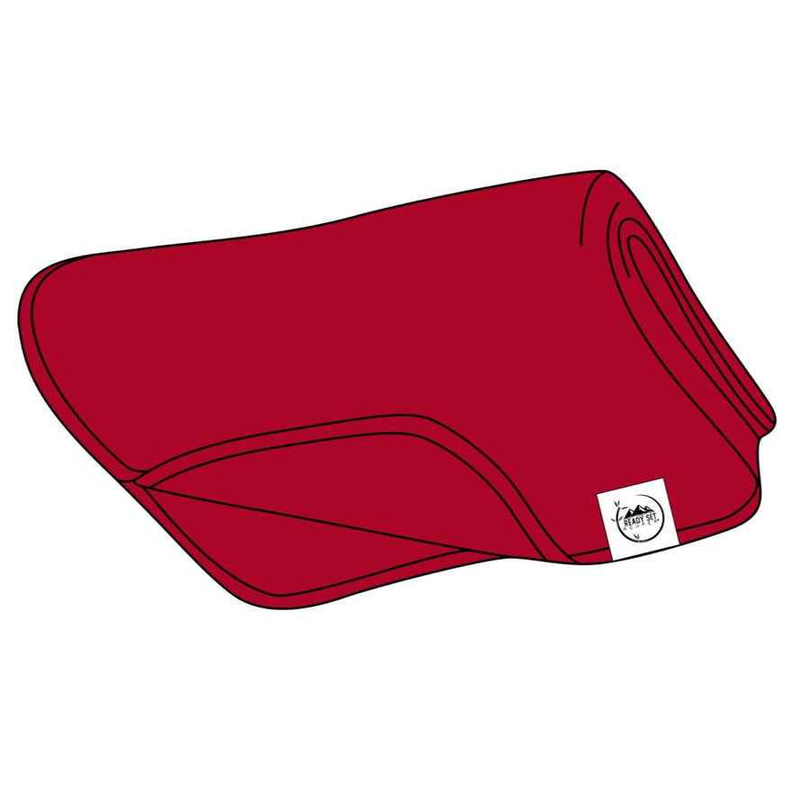 Blanket in Holly Berry | Bamboo Viscose