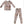 2 pc Loungewear Set in Steampunk | Bamboo Viscose