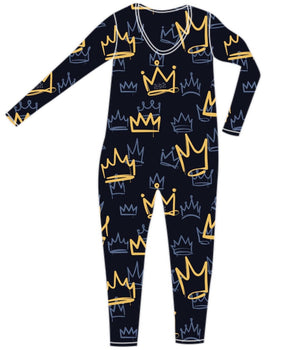 Women's One-Piece Lounger in Kings & Queens | Women's Bamboo Viscose