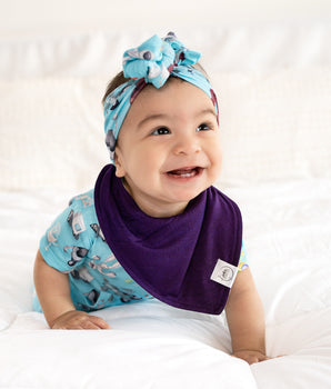 Bib in Grape | Bamboo Viscose
