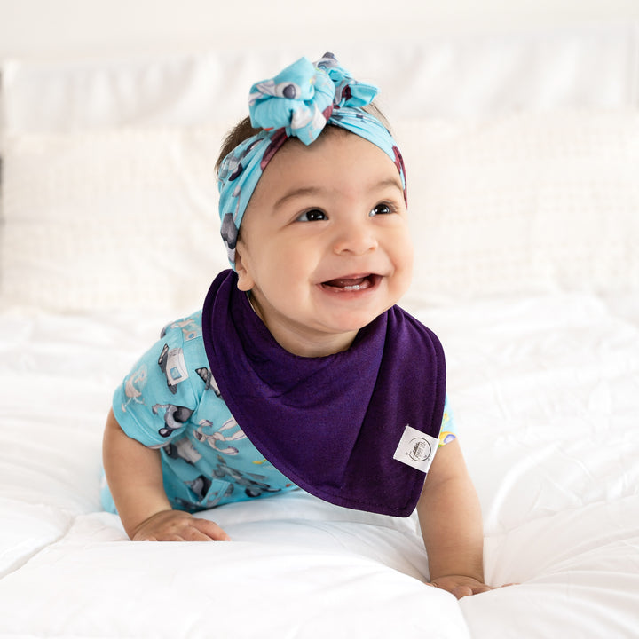 Bib in Grape | Bamboo Viscose