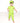 Front Opening Romper in Lime