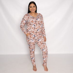 Women’s 2 pc set in Java Love | Bamboo Viscose