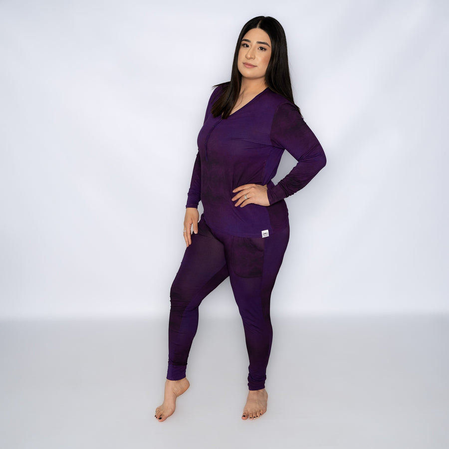 Women’s 2 pc set in Grape | Bamboo Viscose