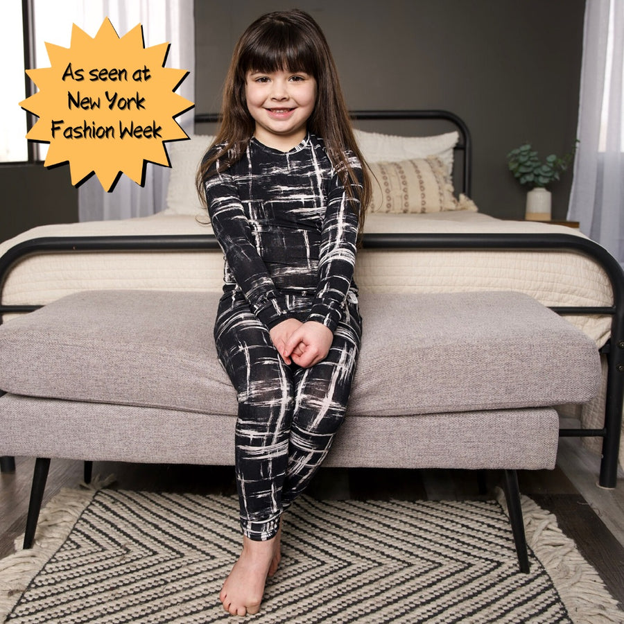 2 pc Loungewear Set in Chalk It Up | Bamboo Viscose