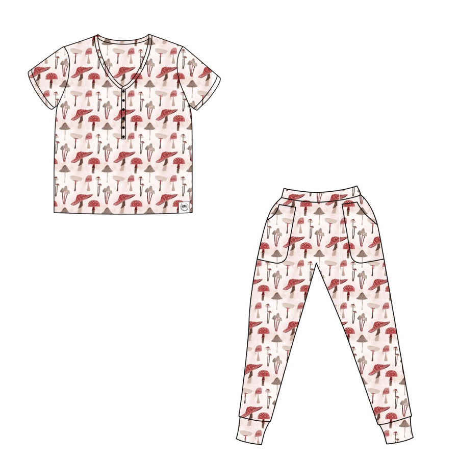 Women’s 2 pc Loungewear Set in Truffle | Bamboo Viscose