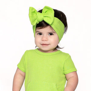Headwrap in Lime | Waffle Bamboo Viscose