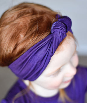 Headwrap in Grape