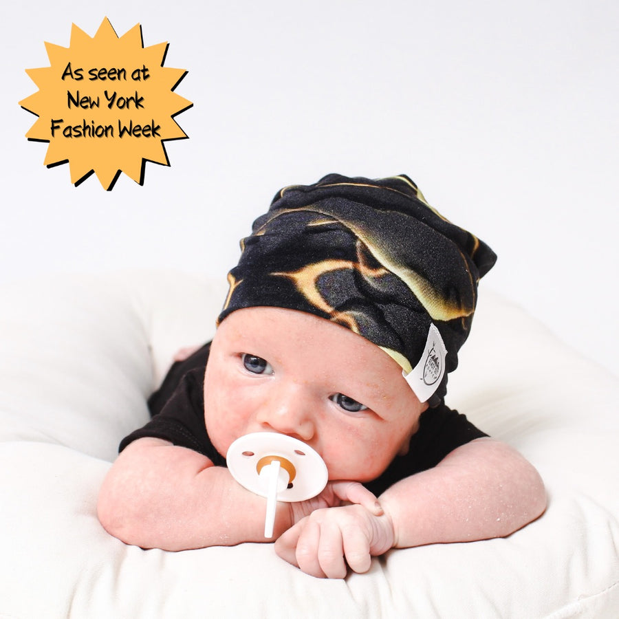 Beanie in Desert Flame | Bamboo Viscose