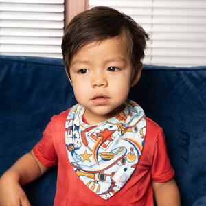 Bib in Rad Rollers | Bamboo Viscose
