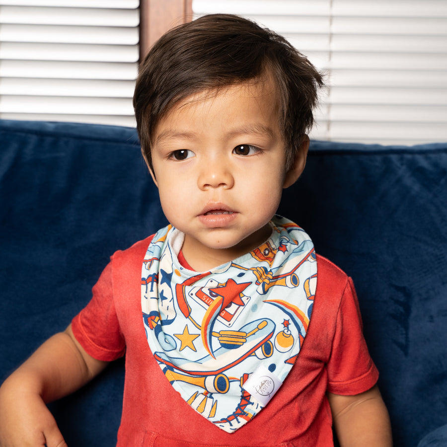 Bib in Rad Rollers | Bamboo Viscose