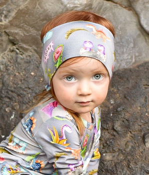 Headwrap in Prehistoric Pals | Bamboo Viscose