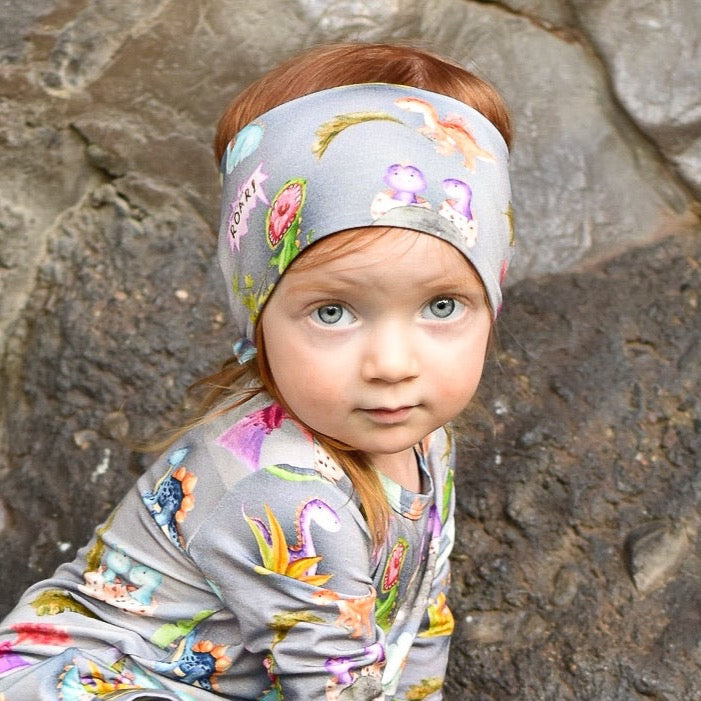 Headwrap in Prehistoric Pals | Bamboo Viscose
