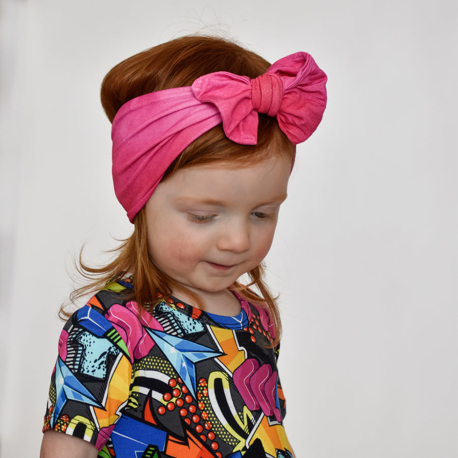 Headwrap in Electric Candy | Bamboo Viscose