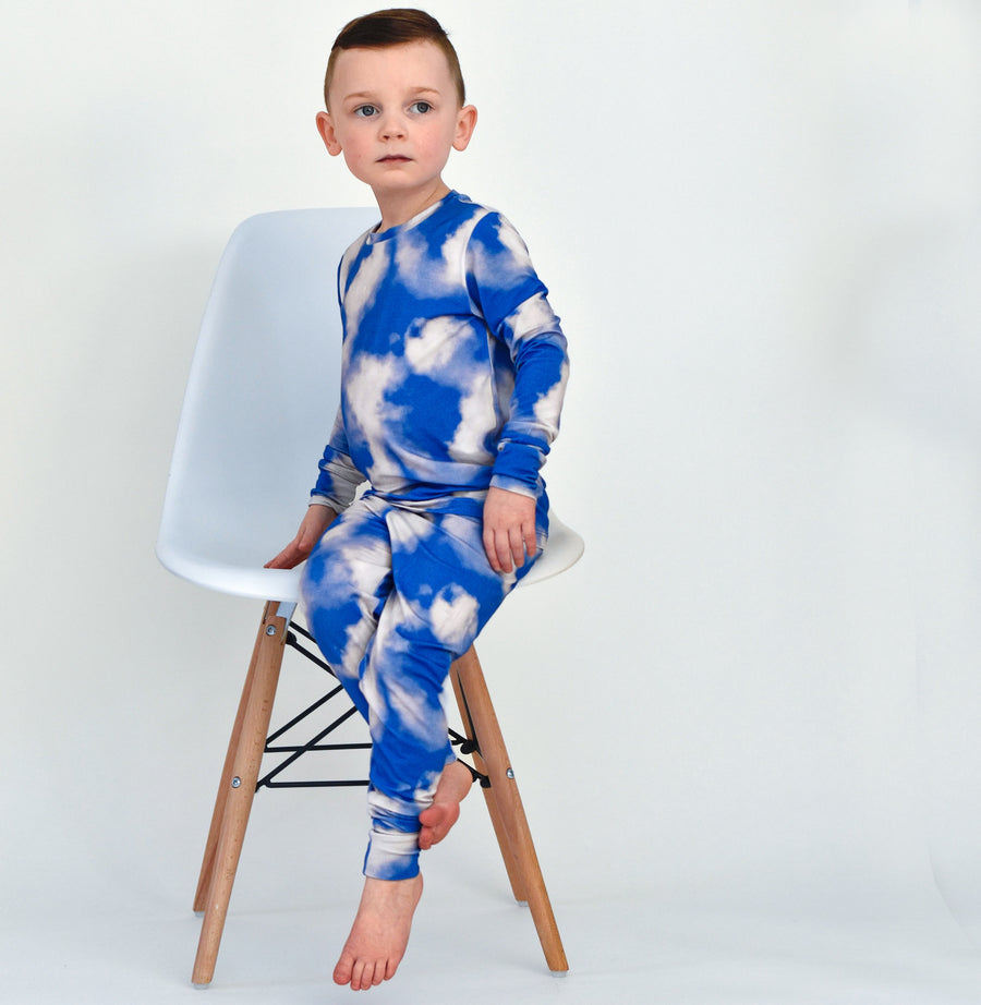 2 pc Loungewear Set in Watching Clouds | Bamboo Viscose