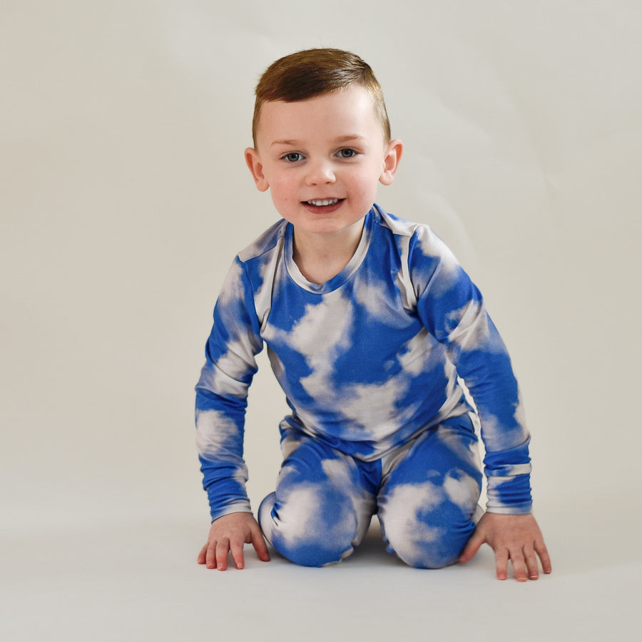 2 pc Loungewear Set in Watching Clouds | Bamboo Viscose