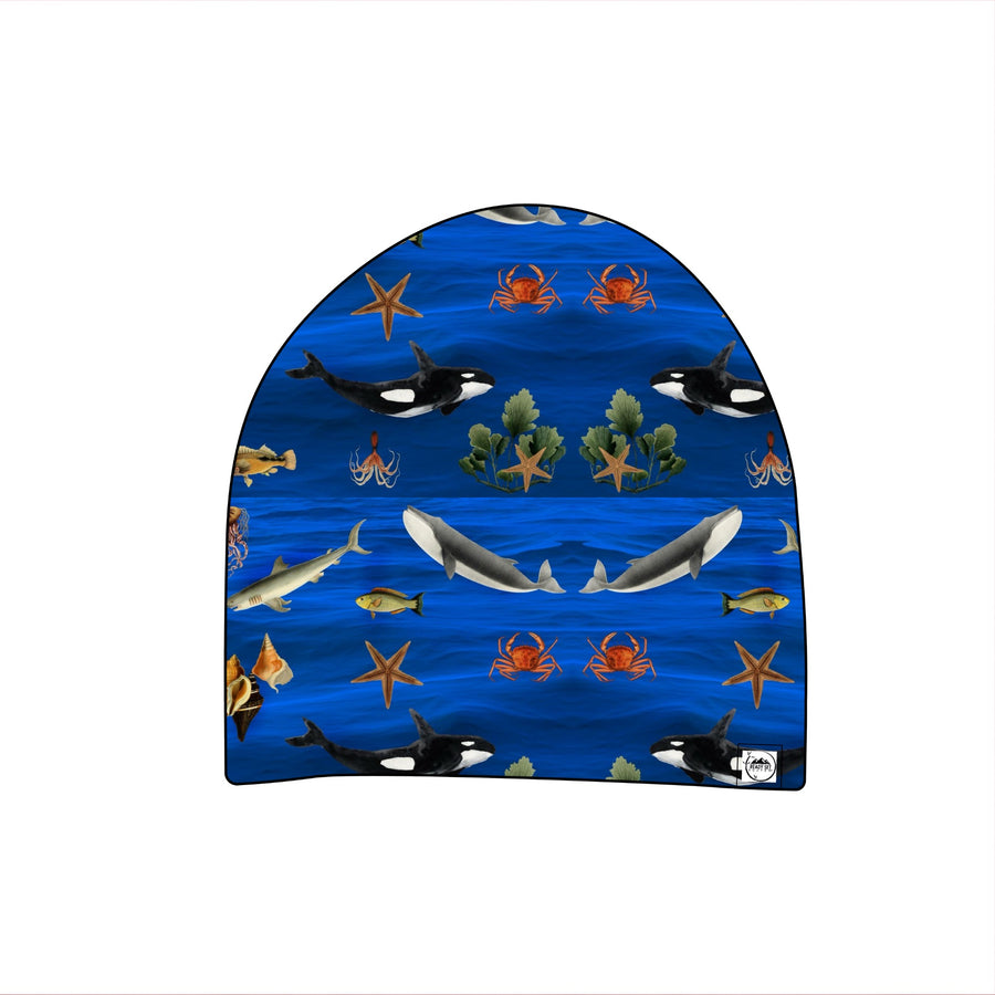 Beanie in Under the Sea | Bamboo Viscose