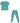 Women’s 2 pc Loungewear Set in Hurricane
