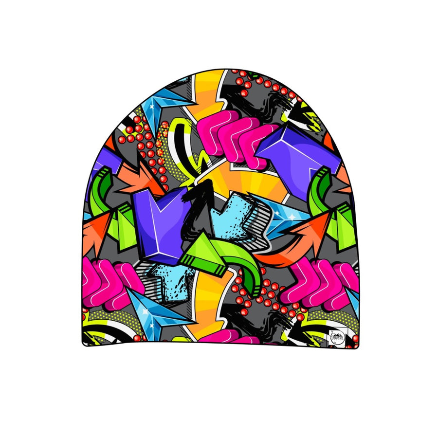 Beanie in Graffiti Way | Bamboo Viscose