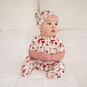 Front Opening Romper in Truffles | Bamboo Viscose