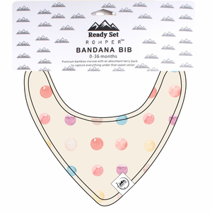 Bib in Boho Candy Buttons | Bamboo Viscose