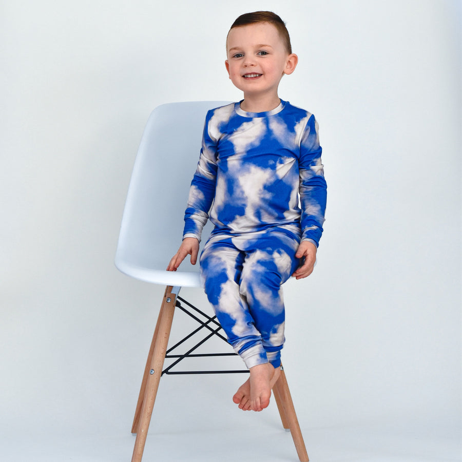 2 pc Loungewear Set in Watching Clouds | Bamboo Viscose