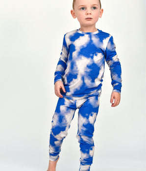 2 pc Loungewear Set in Watching Clouds | Bamboo Viscose