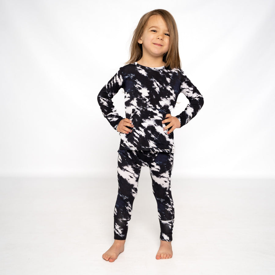 Front Opening Romper in Tie Dye | Bamboo Viscose