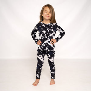 Front Opening Romper in Tie Dye | Bamboo Viscose