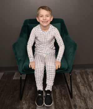 2 pc Loungewear Set in Off the Grid | Bamboo Viscose