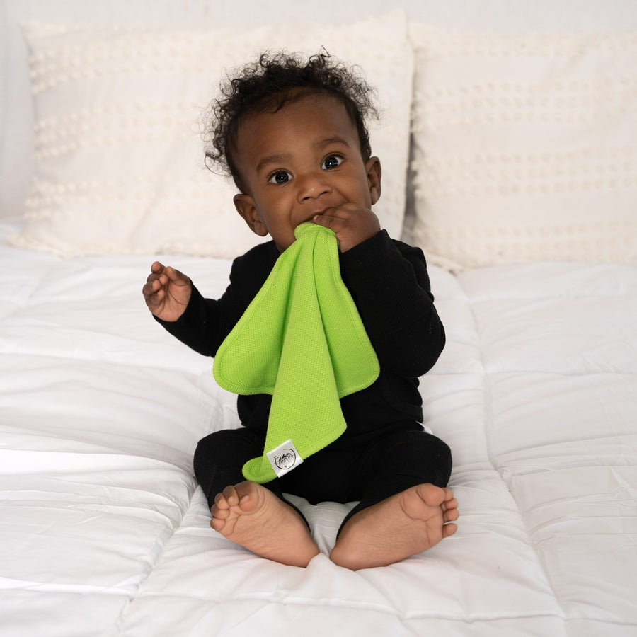Lovey in Lime | Waffle Bamboo Viscose