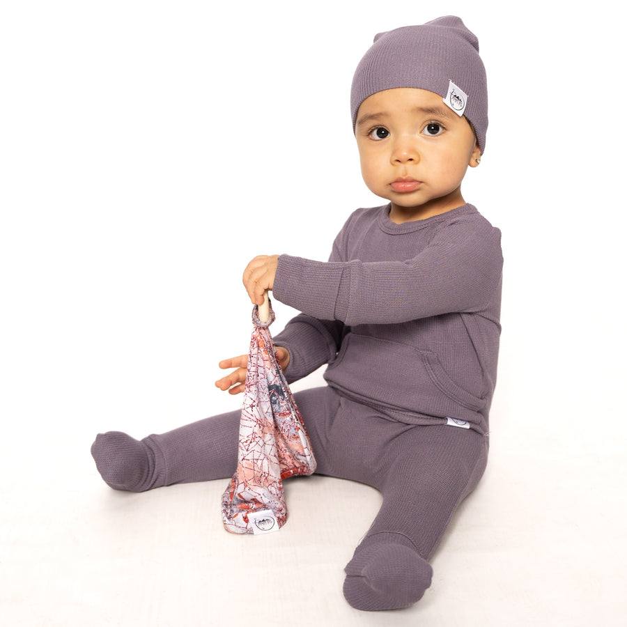 Front Opening Romper in Dusk | Bamboo Viscose