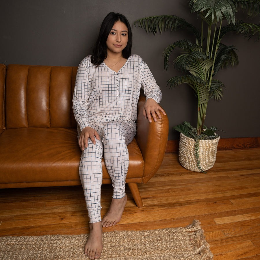Women’s 2 pc set in Off the Grid | Bamboo Viscose