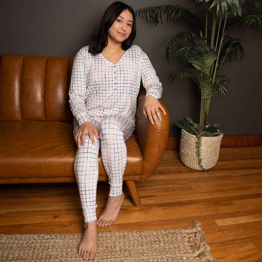 Women’s 2 pc set in Off the Grid | Bamboo Viscose