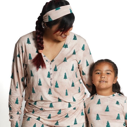 Headwrap in Rustic Evergreens | Bamboo Viscose