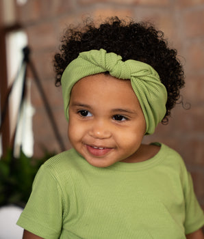 Headwrap in Ribbed Mantis | Bamboo Viscose